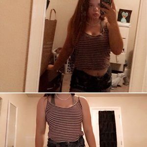 Stripped tank top